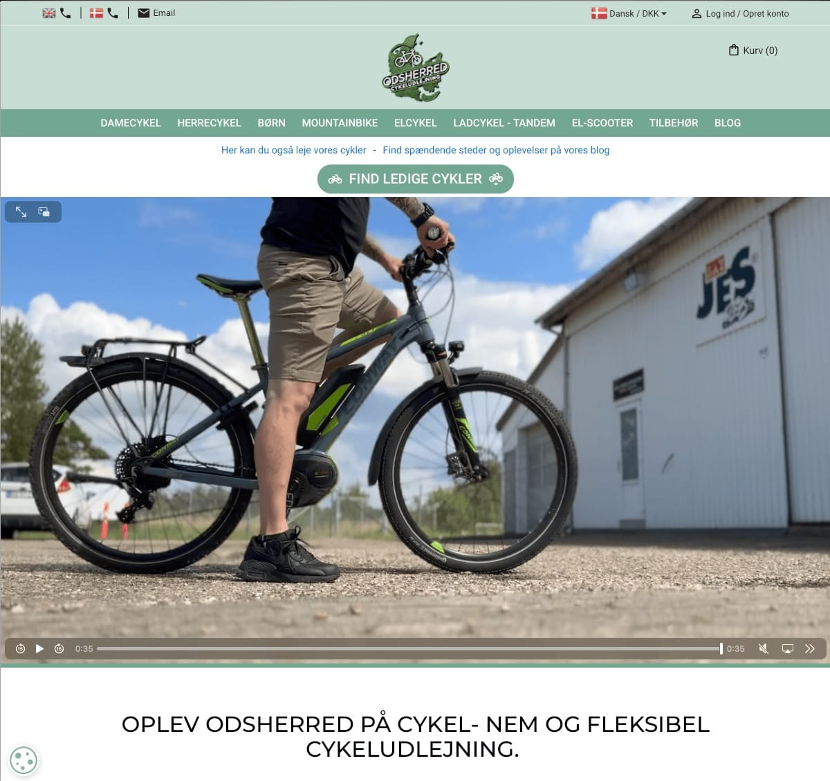 Odsherred Cykeludlejning reference