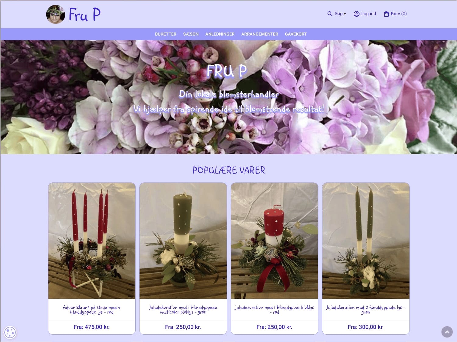 Fru P – PrestaShop webshop