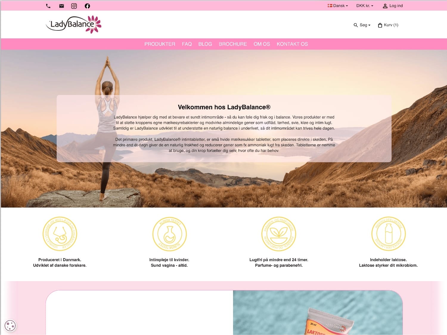 LadyBalance – PrestaShop webshop