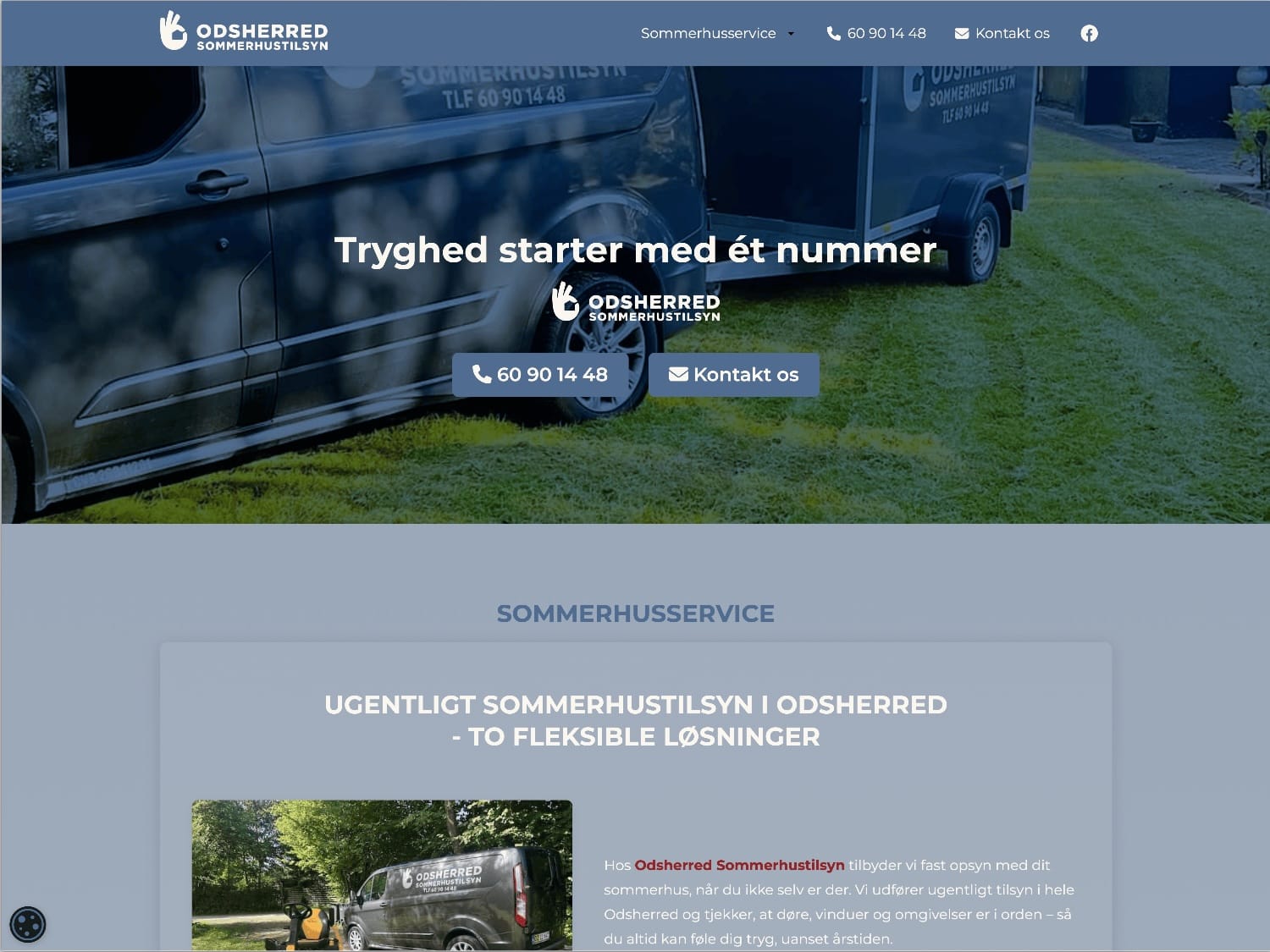 Odsherred Sommerhustilsyn – PrestaShop webshop