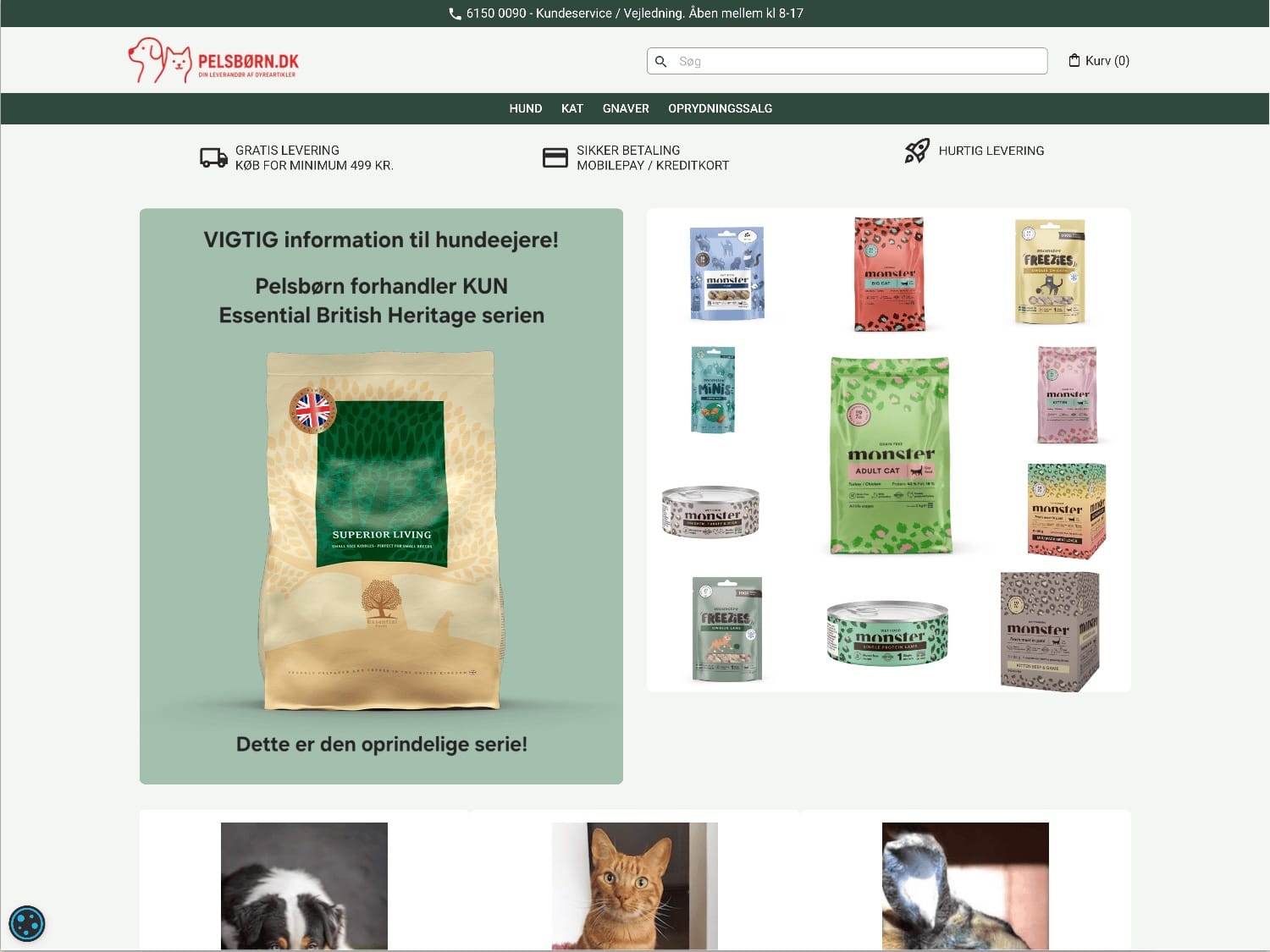 Pelsbørn – PrestaShop webshop