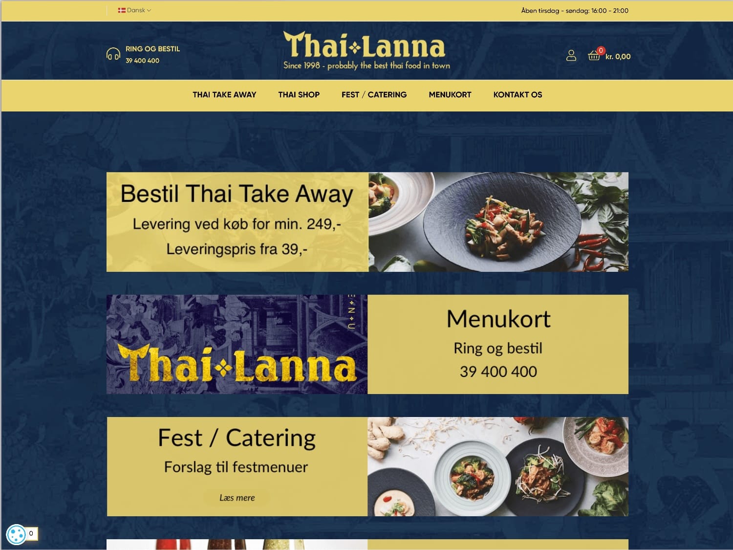 Thailanna – PrestaShop webshop